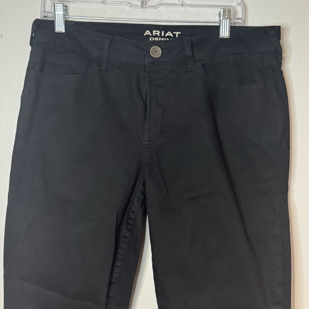 Ariat Jeans Womens Size 33R Black Forever Skinny Denim Pants Stretch